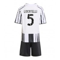 Maglie da calcio Juventus Manuel Locatelli #5 Prima Maglia Bambino 2025-26 Manica Corta (+ Pantaloni corti)